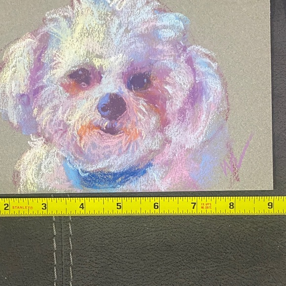 Colorful Pastel Pet Portraits - Pair of Dog Prints Artist Marie Marfia - Picture 7 of 14